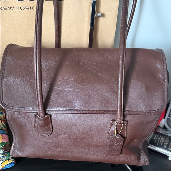 Coach Vintage 4170 Flap Shopper Tote bag with hangtag - Picture 1 of 7